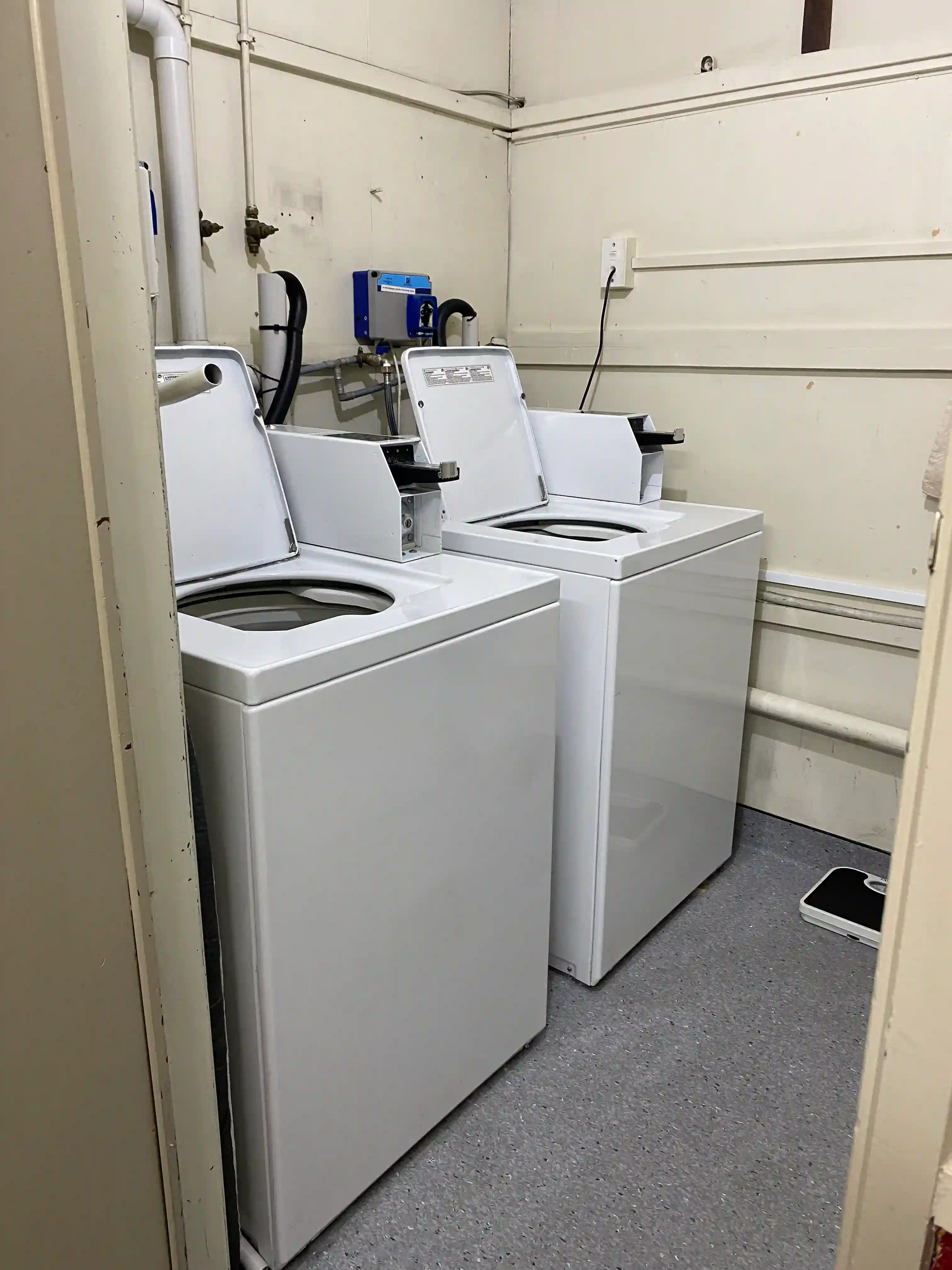 Washing machines at Staff Lodge