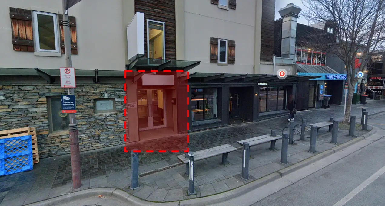 Front entrance for Staff Lodge on Shotover Street